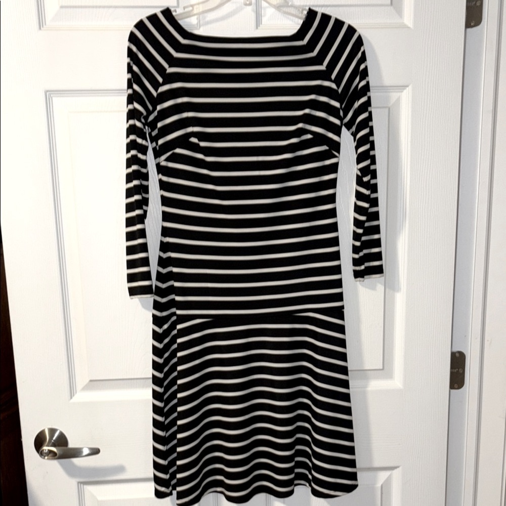 Ralph Lauren black and white striped Dress
NWOT